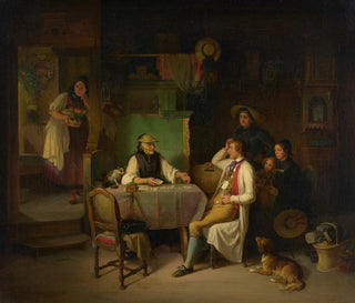 La diseuse de bonne aventure - Johann Baptist Kirner — näkymä teoksesta