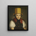 Portrait de Maria Kreuzer née Laule en costume traditionnel - Johann Baptist Laule — kehystetty taideteos seinällä