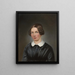 Portrait de Pauline Rogg née Tritscheller - Johann Baptist Laule — kehystetty taideteos seinällä