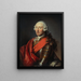 Duc Christian IV de Deux-Ponts - Johann Christian von Mannlich — kehystetty taideteos seinällä