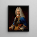 Portrait du prince Georg Albrecht de Frise orientale - Johann Conrad Eichler — kehystetty taideteos seinällä