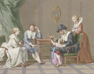 Johann Friedrich August Tischbein - Family scene.webp