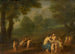 Venus ja Adonis rakkauskohtaus - Johann Friedrich Gerhard — näkymä teoksesta