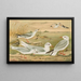 Larus minutus Pall, Larus ridibundus, Larus melanocephalus Natt, Larus Philadelphia Ord - Johann Friedrich Naumann — kehystetty taideteos seinällä