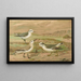 Johann Friedrich Naumannin Phalaropus fulicarius, Phalaropus lobatus, Calidris arenaria - Reproduktion — kehystetty taideteos seinällä