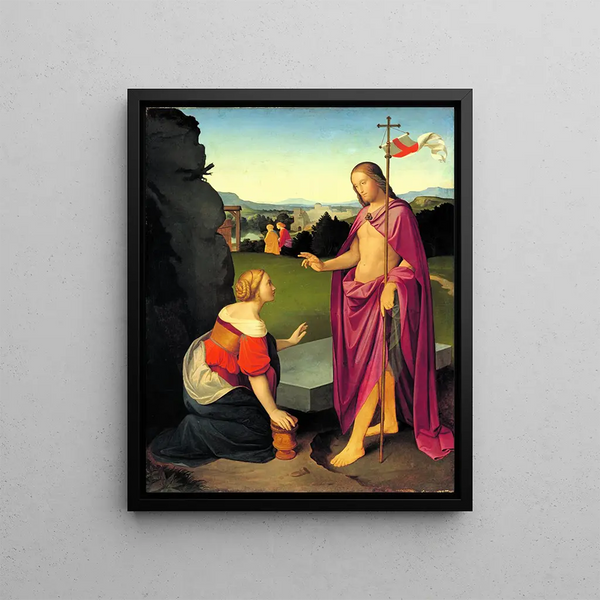 Pääsiäispäivän aamu - Johann Friedrich Overbeck — kehystetty taideteos seinällä