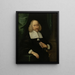 Portrait de Hans Hector von Holzhausen - Johann Friedrich Trescher — kehystetty taideteos seinällä