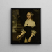 Portrait de Maria Margareta von Holzhausen - Johann Friedrich Trescher — kehystetty taideteos seinällä