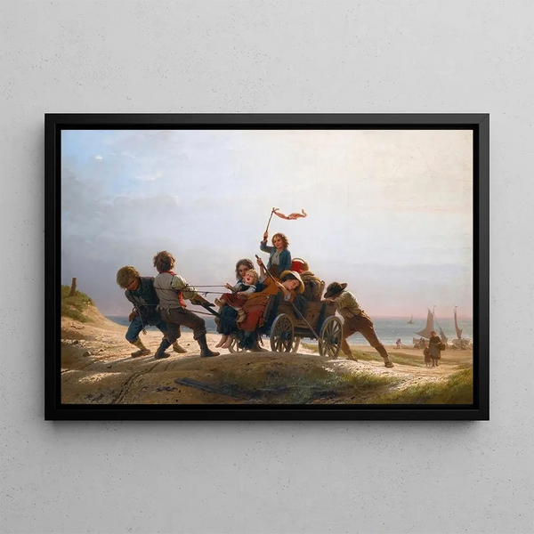 Johann Georg Meyer von Bremen — kehystetty taideteos seinällä