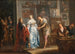 Alexandre palauttaa Kampaspen maalauksen Apelle-maalariin - Johann Georg Platzer — näkymä teoksesta