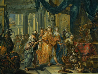 Crésus et Solon - Johann Georg Platzer — näkymä teoksesta