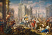 Marcus Curtiuksen maalaus - Johann Georg Platzer — näkymä teoksesta