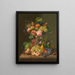Luontoaiheinen still life hedelmillä - Johann Georg Seitz — kehystetty taideteos seinällä