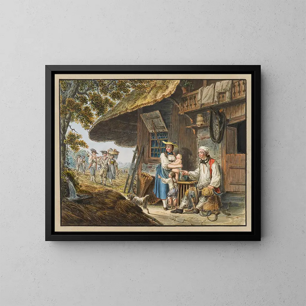 Lettres - Johann Georg Volmar — kehystetty taideteos seinällä