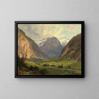 Johann Giovanni Varrone - Das Ktschachthal mit dem Bcksteinkogel mit der Himmelswand bei Wild Bad Gastein.webp