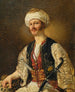 Portrait d'un homme en oriental - Johann Grund — näkymä teoksesta
