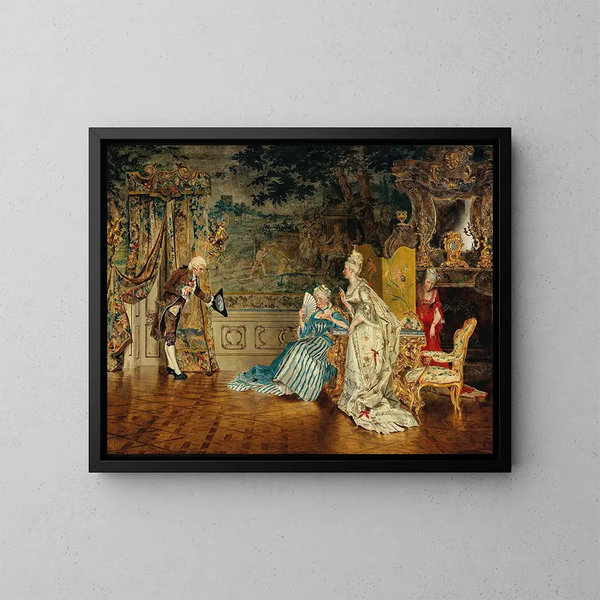 Le Cavalier - Johann Hamza — kehystetty taideteos seinällä