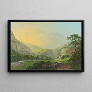 Johann Heinrich Bleuler the Younger - Bey Airolo am Fusse des St Gotthard im Livinerthal.webp