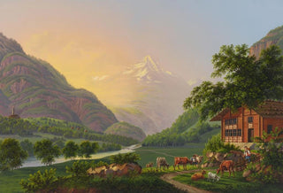 Johann Heinrich Bleuler the Younger - Die Ruine Zwing Ury im Schachenthal.webp