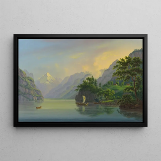 Johann Heinrich Bleuler the Younger - Die Rutli Matte am Vierwaldstttersee.webp