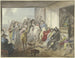Café sur la Piazetta à Venise - Johann Heinrich Ramberg — näkymä teoksesta