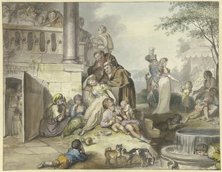 Doux farniente à Naples - Johann Heinrich Ramberg — näkymä teoksesta