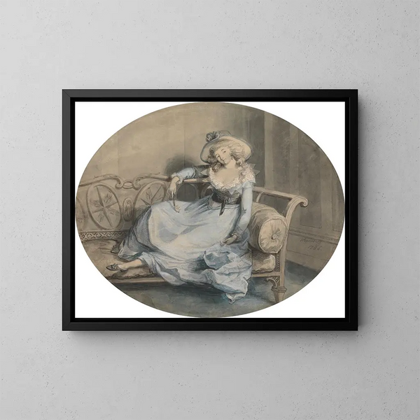L'Assignation - Johann Heinrich Ramberg — kehystetty taideteos seinällä