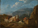 Italian vuoristomaisemasta - Johann Heinrich Roos — näkymä teoksesta