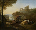 Repos des bergers - Johann Heinrich Roos — näkymä teoksesta