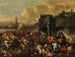 La bataille de Vienne - Johann Heinrich Roos — näkymä teoksesta