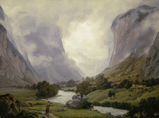 Johann Heinrich Schilbach - The Lauterbrunnen.webp