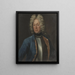 Portrait d'Olof Strömstierna - Johann Heinrich Wedekind — kehystetty taideteos seinällä