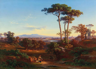 Johann Jakob Frey - Ansicht von Rom vom Monte Mario.webp