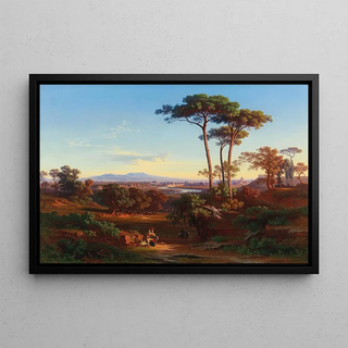 Johann Jakob Frey - Ansicht von Rom vom Monte Mario.webp