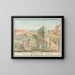 Vue du Schellenwerk à Berne - Johann Jakob Lutz — kehystetty taideteos seinällä