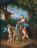 Putti aiguisant la flèche de Cupidon - Johann Jakob Metzler — näkymä teoksesta