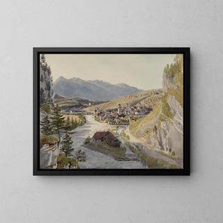 Feldkirch - Johann Jakob Meyer — kehystetty taideteos seinällä