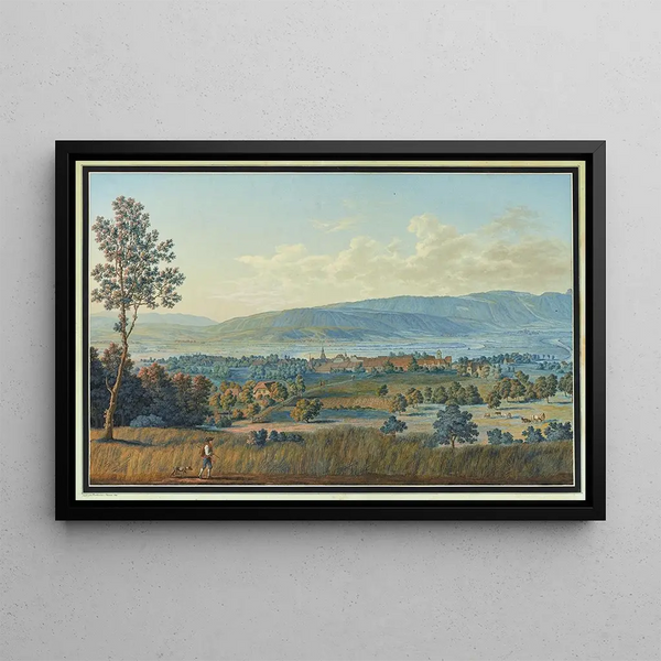 Johann Joseph Hartmann - Ve de la Ville de Bren dans le canton de Berne.webp