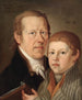 Autoportrait avec son fils - Johann Lederer — näkymä teoksesta