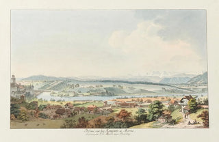 Johann Ludwig Aberli - Dessin sur les Remparts a Berne.webp