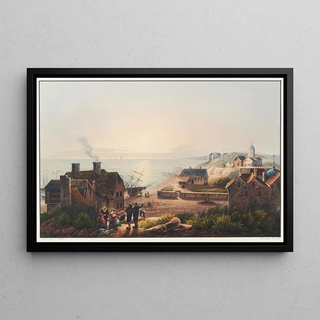 Johann Ludwig Bleuler - Vue de Scheweningen vers les Bains de Mer.webp