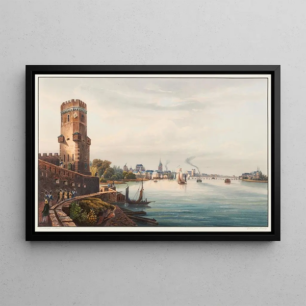 Johann Ludwig Bleuler - Vue de la ville de Cologne prise de Baienturm.webp
