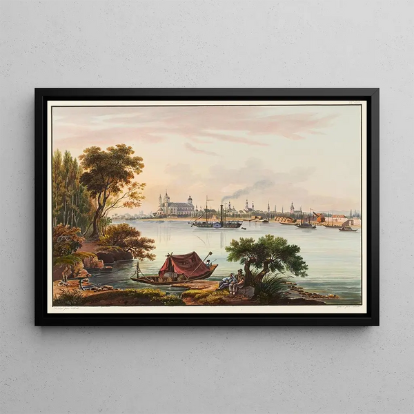Johann Ludwig Bleuler - Vue de la ville de Spire principale ville de la Bavire Rhnane.webp