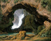 La Grotte de Neptune à Tivoli - Johann Martin von Rohden — näkymä teoksesta