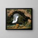 La Grotte de Neptune à Tivoli - Johann Martin von Rohden — kehystetty taideteos seinällä