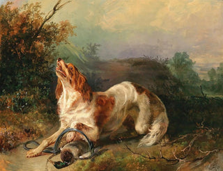 Le Piège - Johann Matthias Ranftl — näkymä teoksesta