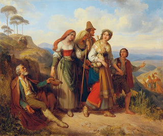 Pèlerins romains - Johann Nepomuk Ender — näkymä teoksesta