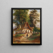 Auberge du village - Johann Nepomuk Passini — kehystetty taideteos seinällä