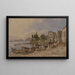Quai de Gaeta - Johann Nepomuk Rauch — kehystetty taideteos seinällä