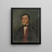 Portrait de Jakob Whrle, actuaire officiel de Hornberg - Johann Nepomuk Ummenhofer — kehystetty taideteos seinällä